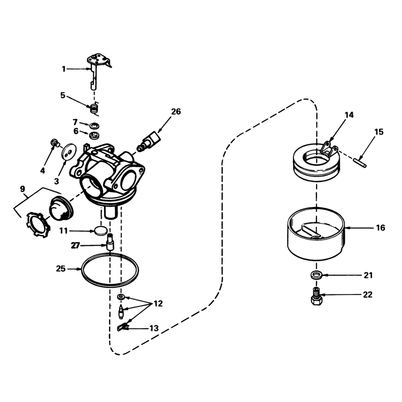 Carburetor No 632050a