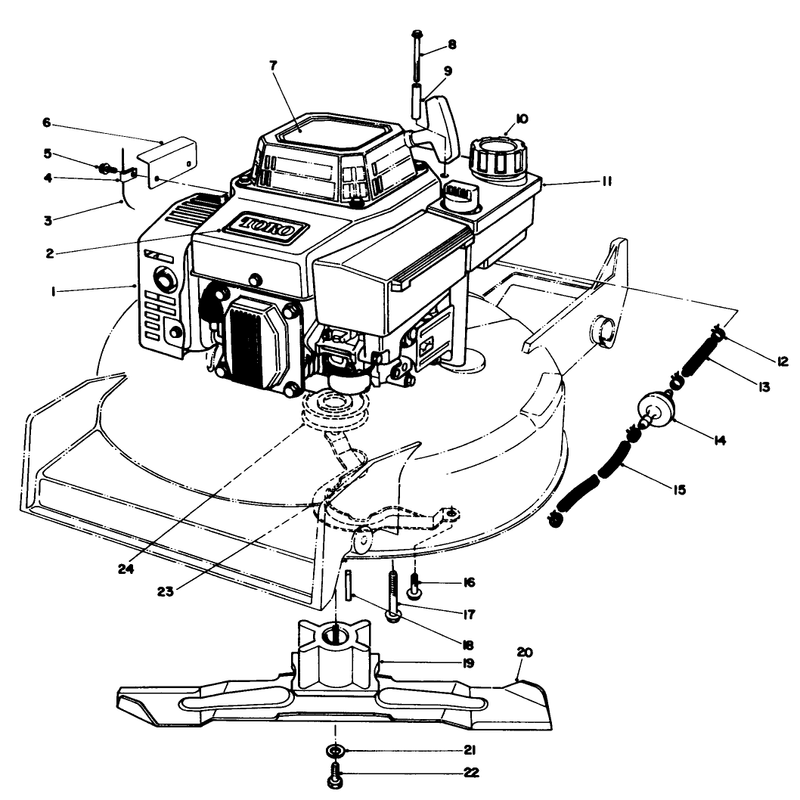 Engine Assembly Model Vmg6