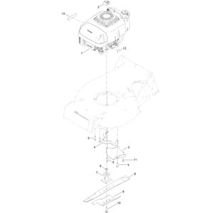 Engine and Blade Assembly