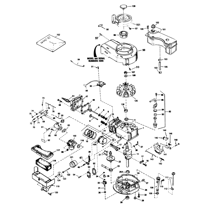 Engine Model Tvs100-44012a