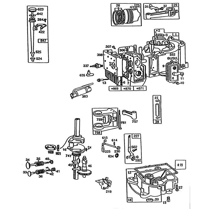 Briggs & Stratton Model 257707-0127-01