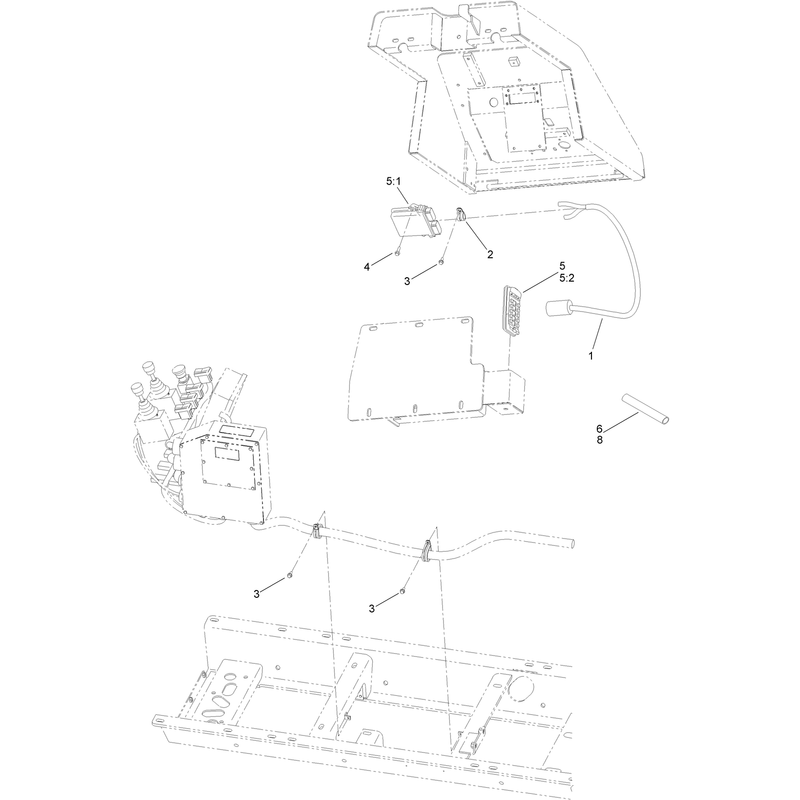 Radio and Cable Assembly