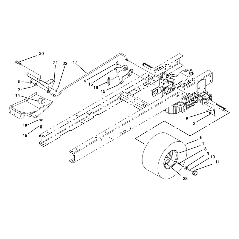 Speed Control and Rear Wheel Assembly
