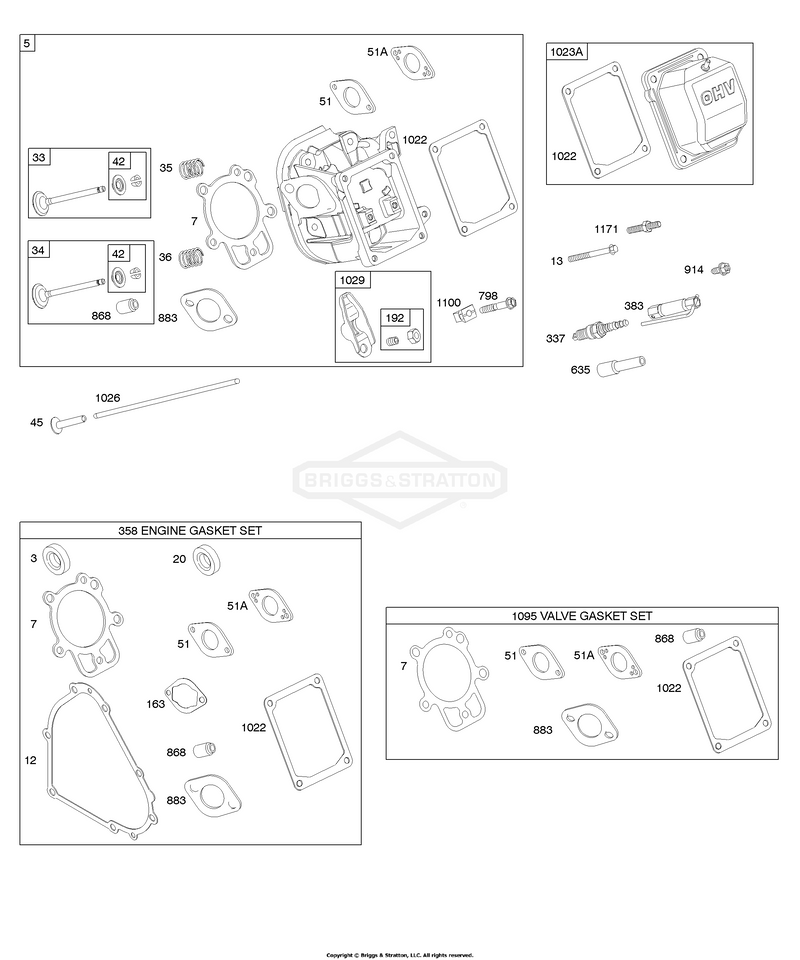 Cylinder Head, Gasket Set - Engine, Gasket Set - Valve, Valves