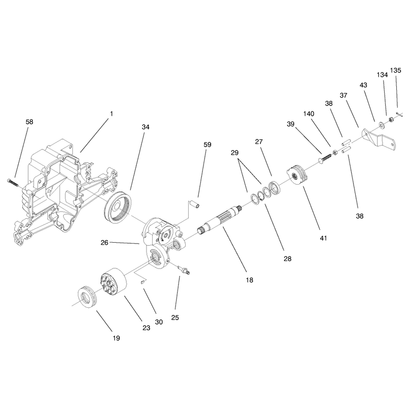 Hydro Transaxle Assembly Cont
