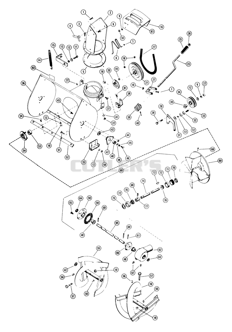 BLOWER PARTS LIST