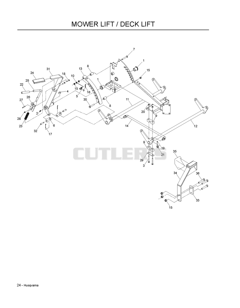 MOWER LIFT / DECK LIFT
