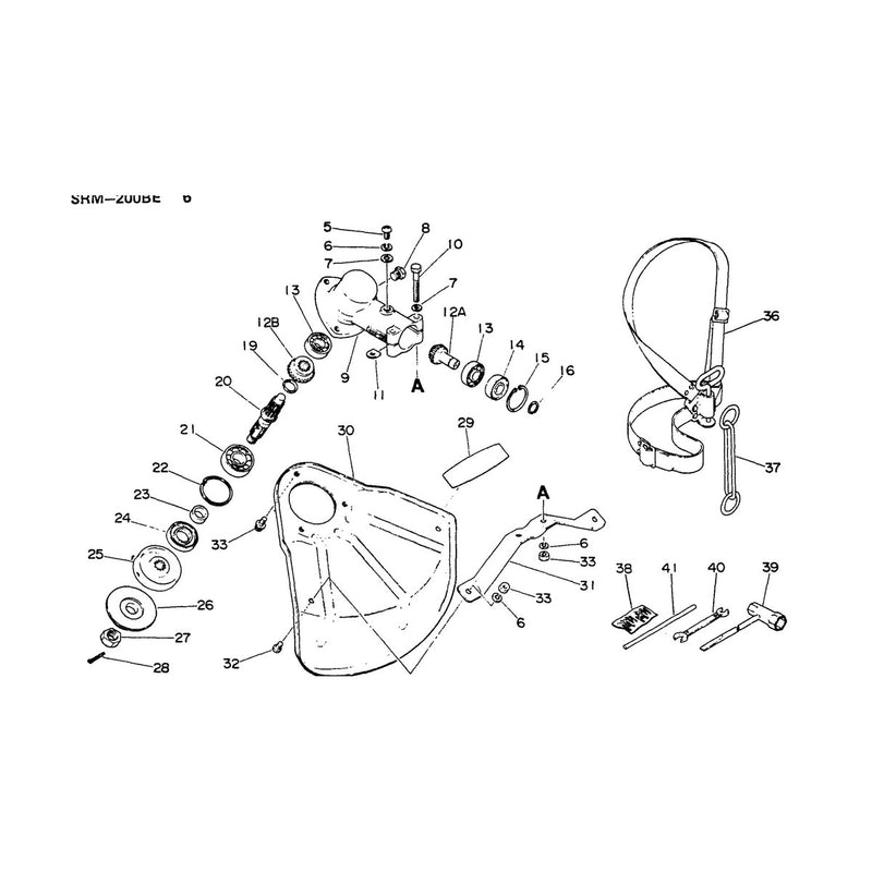 Gear Case Shield and Tools