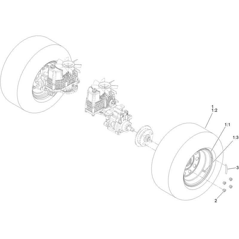 Rear Wheel Assembly