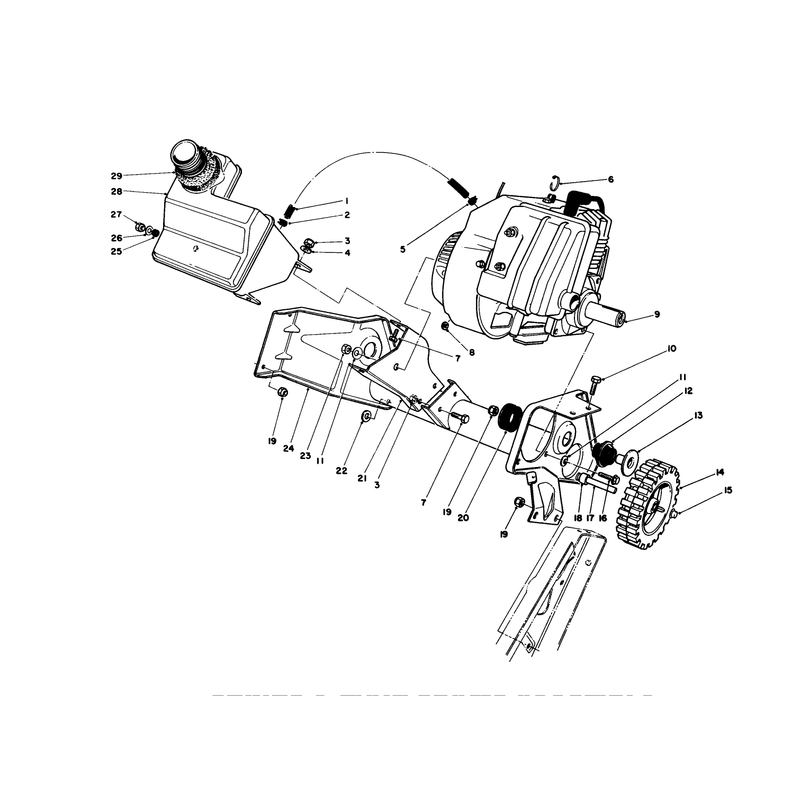 Engine & Main Frame Assembly