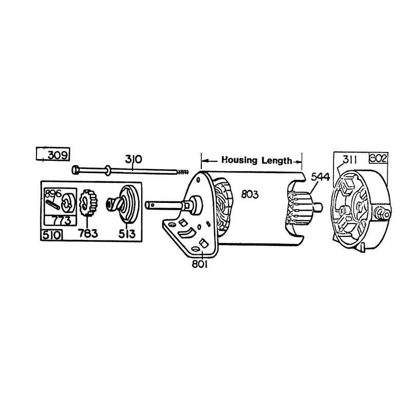 Briggs & Stratton Model 191707-5676-01 (model 57300)