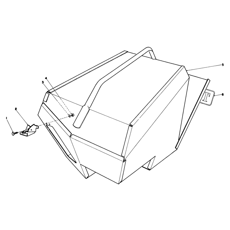 Steel Grass Catcher Model 22099 Optional