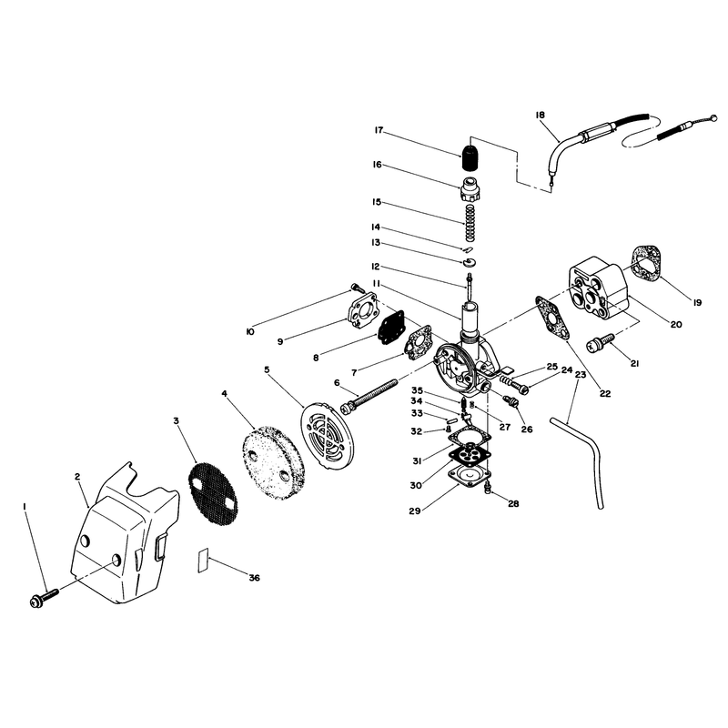 Carburetor & Air Cleaner Assembly