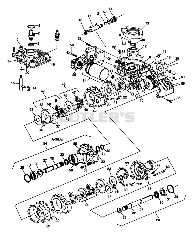 Hydro Model 850 Transaxle