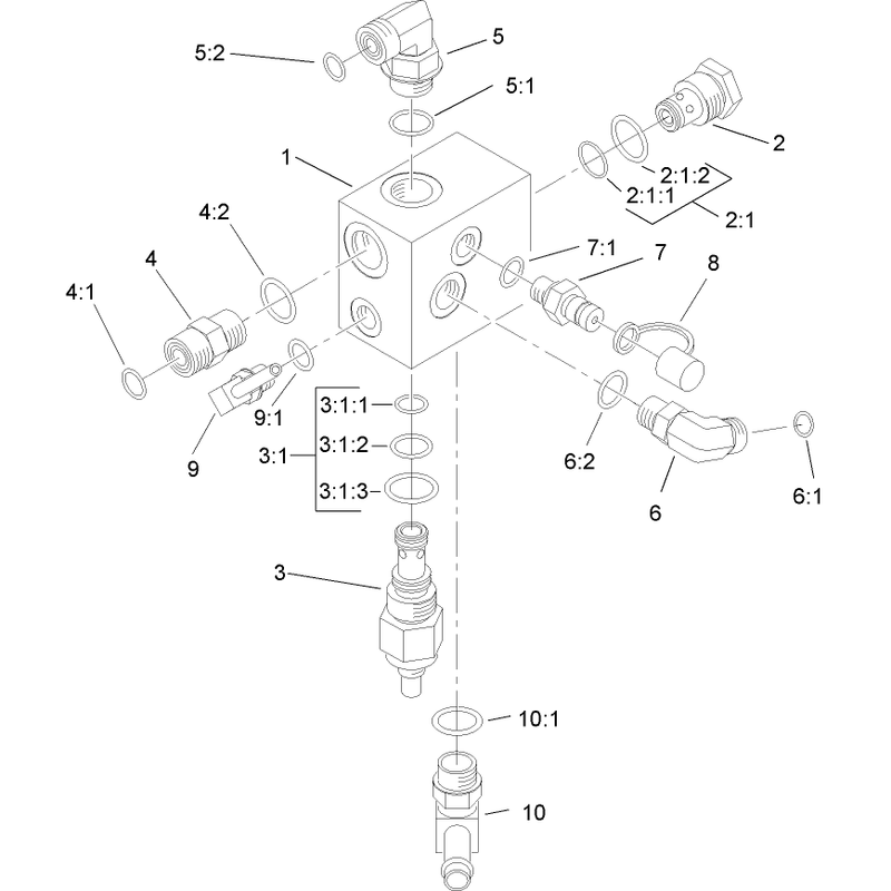 Counterbalance Manifold Assembly No 92-5638