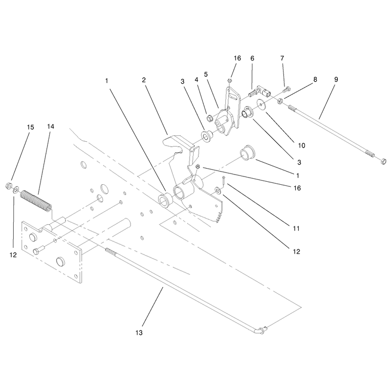 Lower Parking Brake Assembly