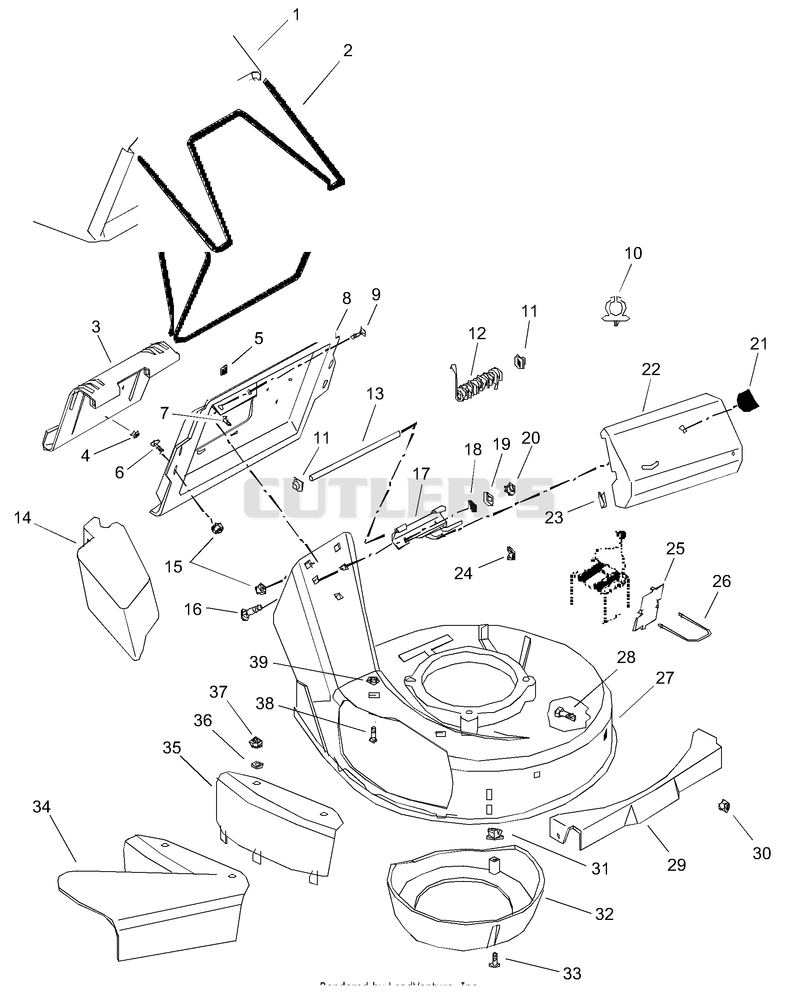 Mower Pan & Bag