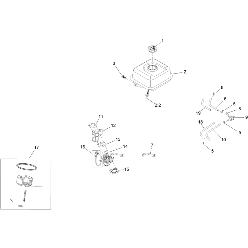 Fuel System and Carburetor Assembly