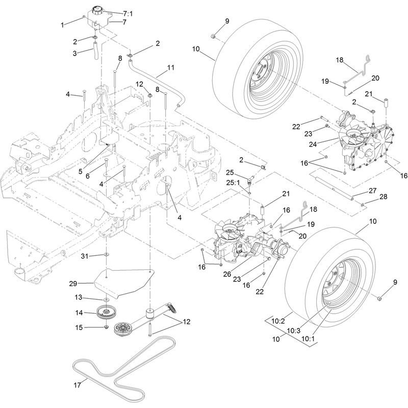 Hydro Drive System Assembly