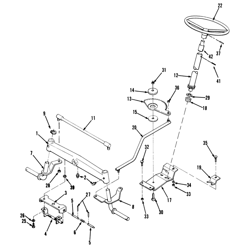 Front Axle & Steering Assembly