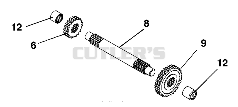 Number Four Shaft - Idler