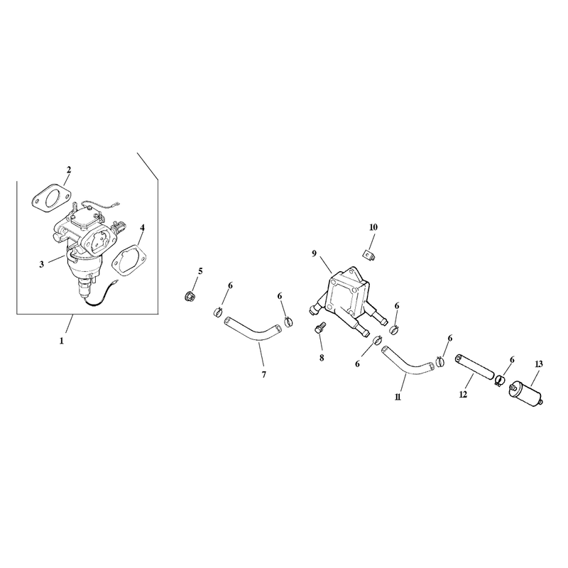 Group 8 Fuel System Assembly Kohler CV20S-PS65585