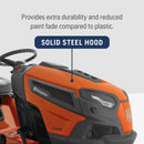 Husqvarna 960430340 TS 354XD 54 Inch, 24-HP Kawasaki V-Twin Engine, Hydrostatic Transmission, Riding Lawn Mower