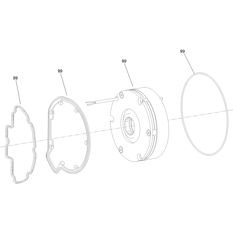 Drivetrain Assembly Brake Assembly