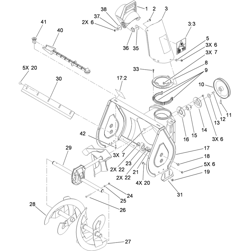 Auger Housing Assembly