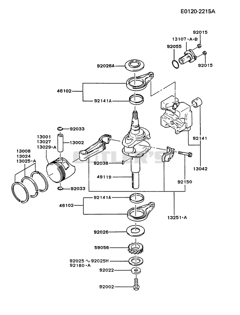 PISTON/CRANKSHAFT
