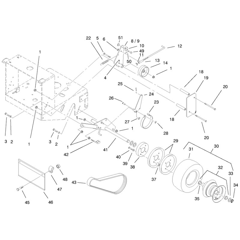 Wheel Brakes and Traction Belts