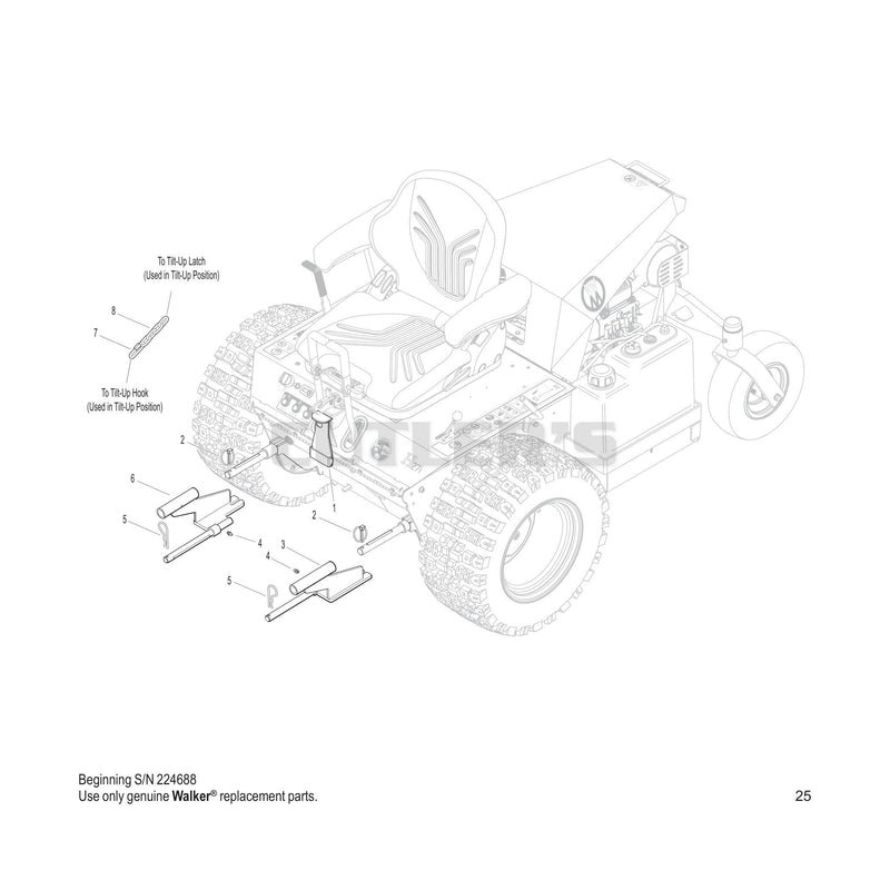 H24d-H27i-H38i Deck Arm Adapter Kit
