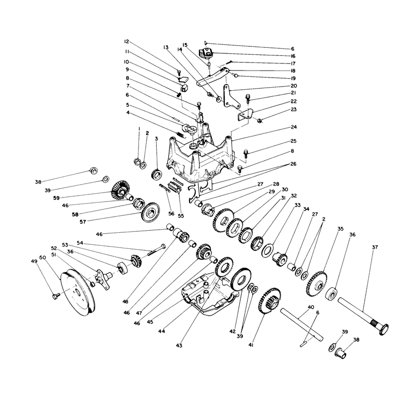 Transmission Assembly No. 66-8030