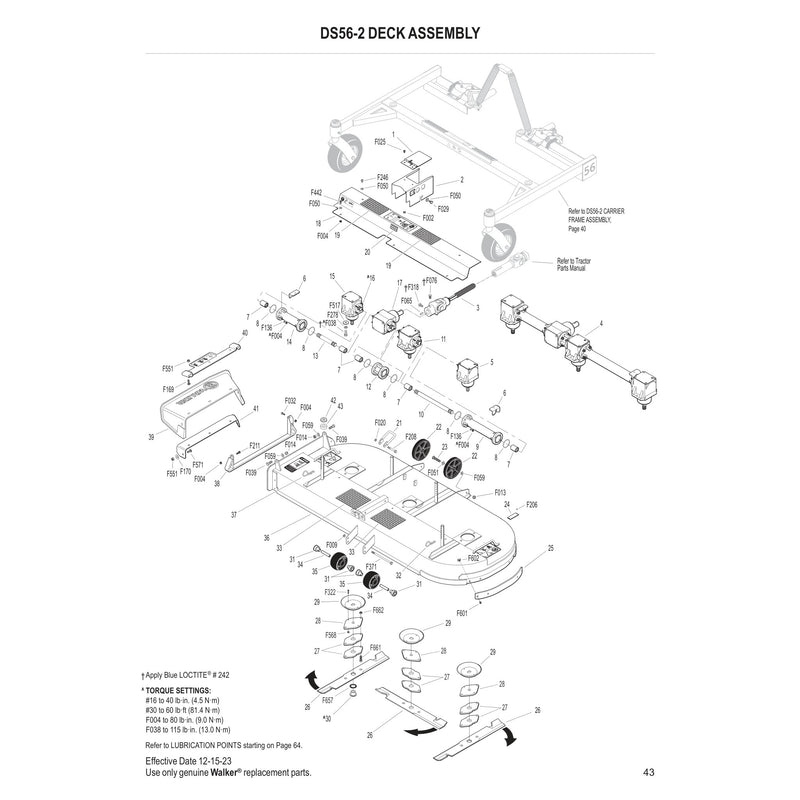 DS56-2 DECK ASSEMBLY