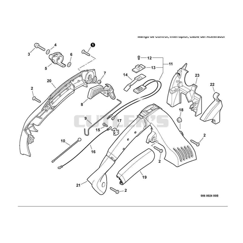 Control Handle, Switch,Throttle Cable