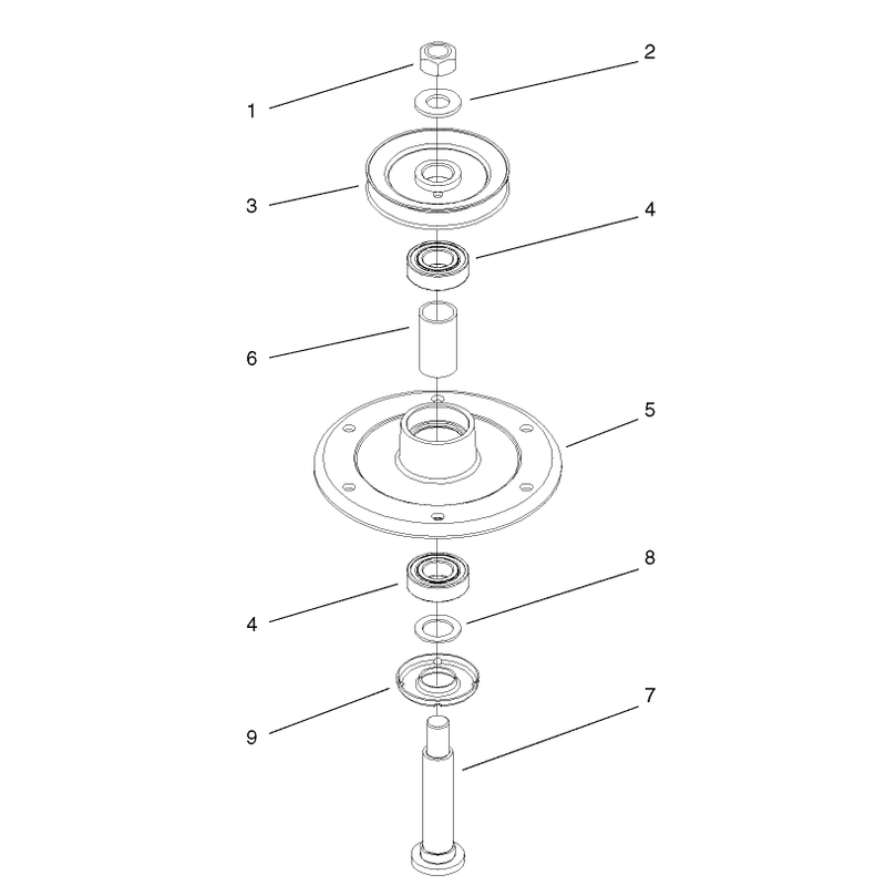 Spindle Housing Assembly No 104-6317