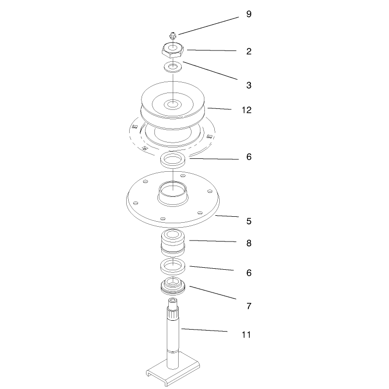 Spindle Housing Assembly No 54-7781