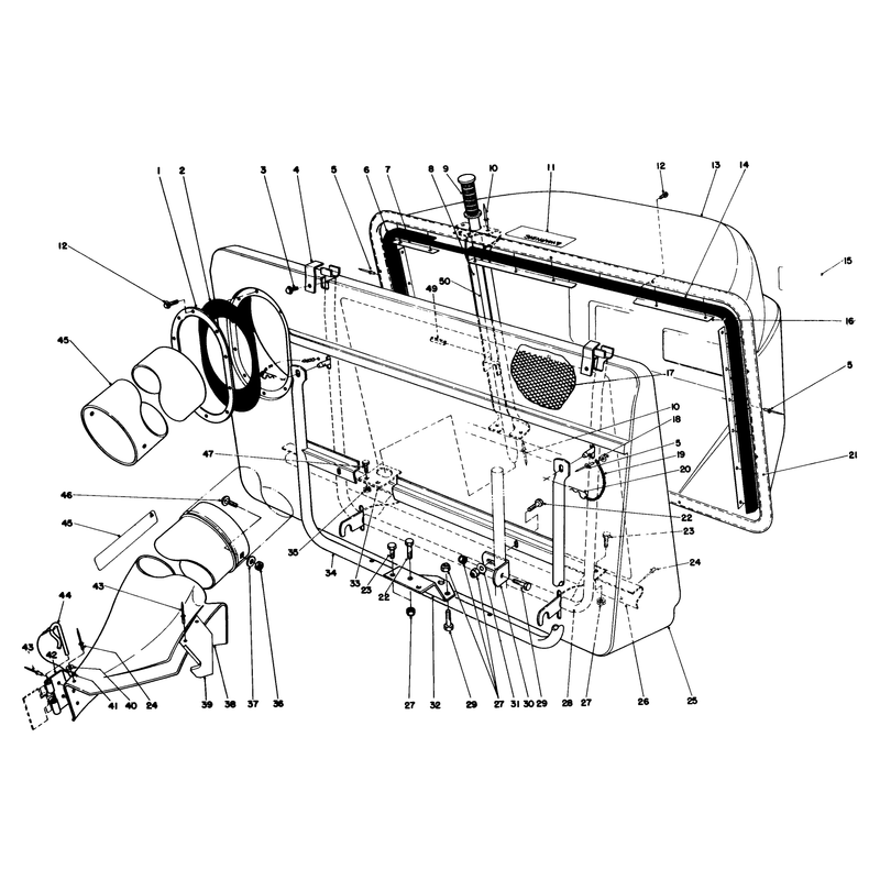 Easy-Empty Grass Catcher Model 59111 (optional)