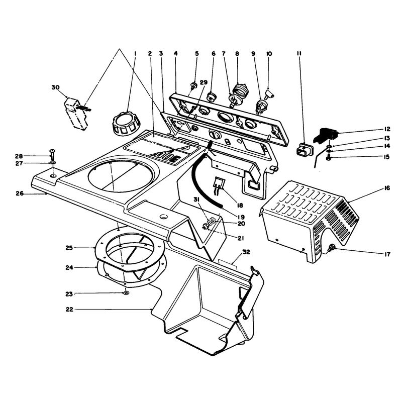 Control Panel & Shrouding Assembly