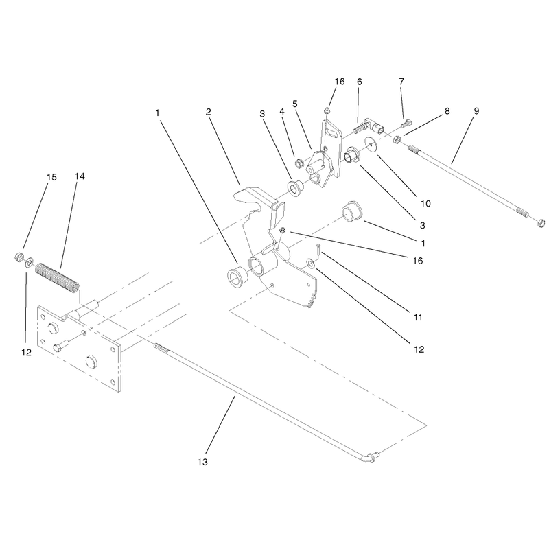 Parking Brake Lower Assembly