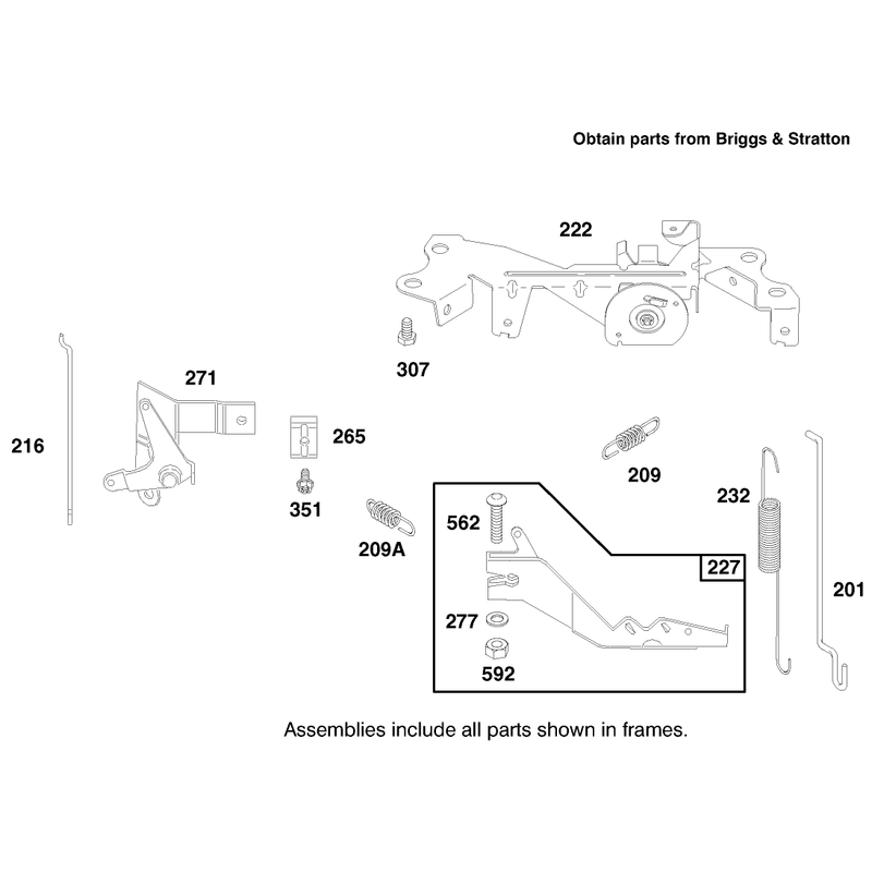 Engine Briggs and Stratton Model 303776-1188-A1
