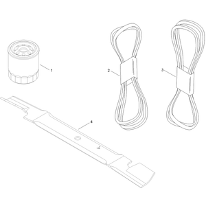 MVP Filter Belt and Blade Kit No 127-1630