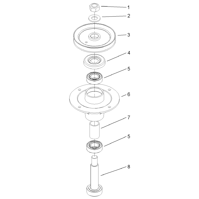 Spindle Assembly No 106-0786