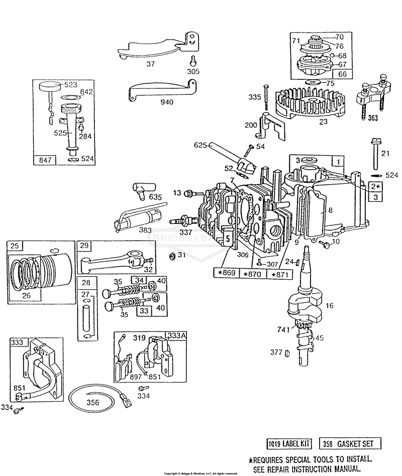 Cylinder Assy, Piston Assy