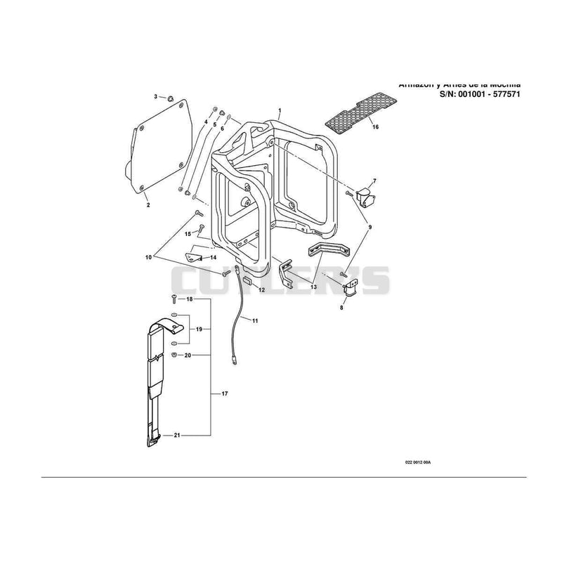 Backpack Frame, Harness