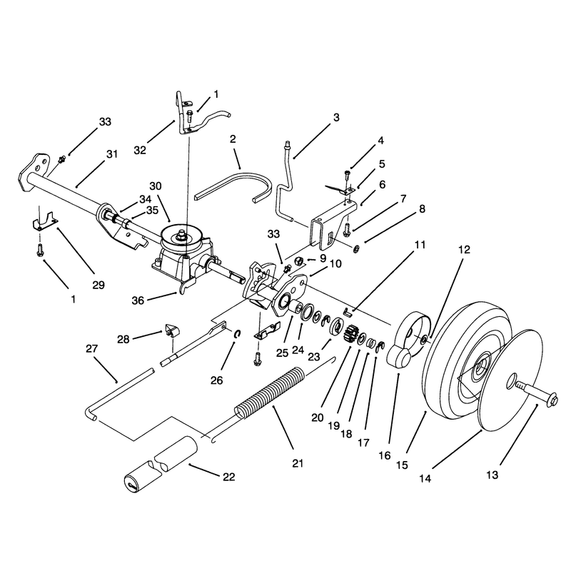 Rear Axle Assembly