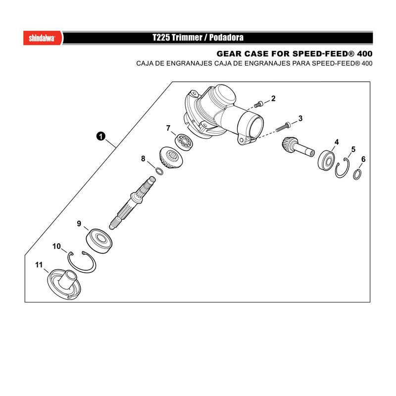 GEAR CASE FOR SPEED-FEED® 400