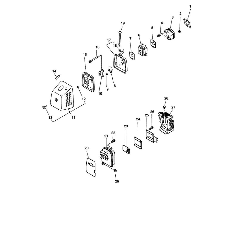 INTAKE, AIR FILTER, EXHAUST