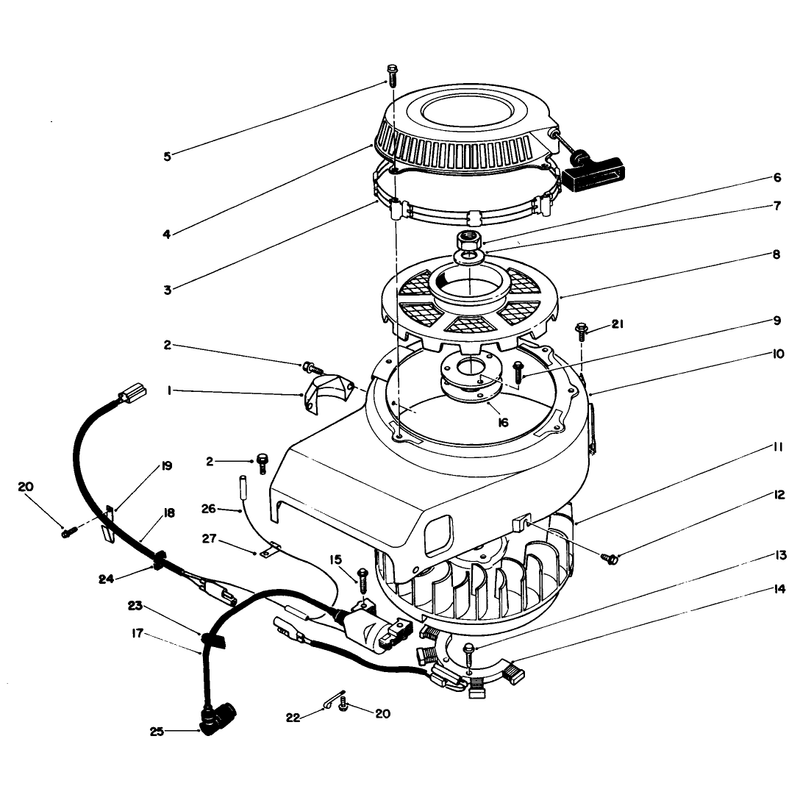 Recoil and Flywheel Assembly