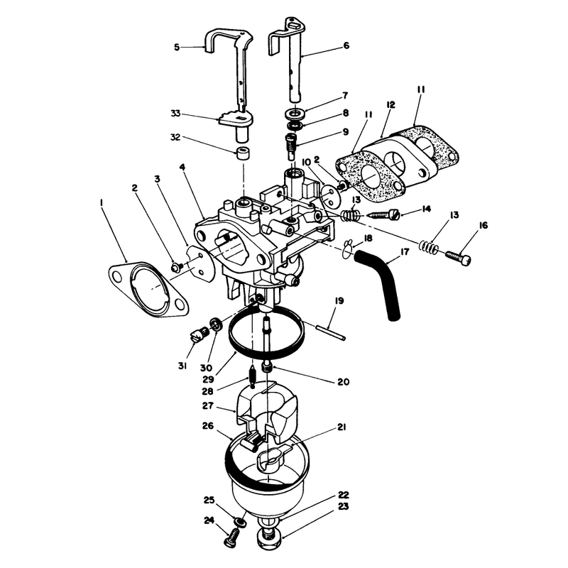 Carburetor Assembly Model No Vmh7